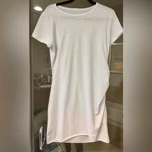 Maternity t shirt cotton white dress